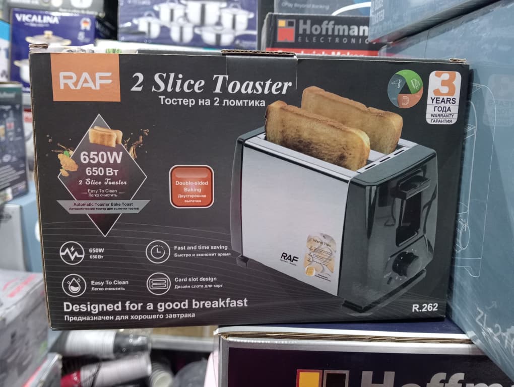 RAF 2 slice toaster