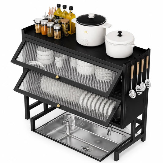 Double Layer Drain Rack