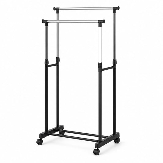 Double-pole Clothes Rack