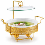 Metal stand chafing dish