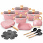 Granite coating cookware set