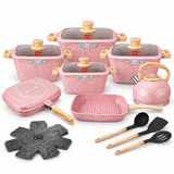 Granite coating cookware set