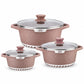 Granite coating pot set
