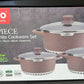 Granite coating pot set