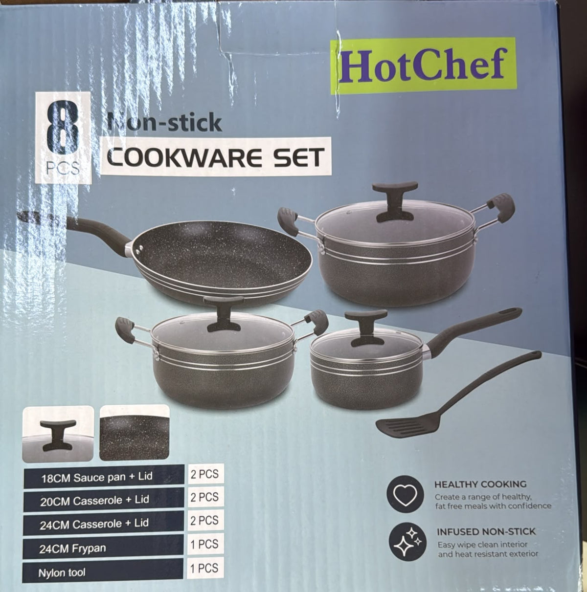 Non-stick pot set