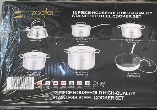 Stainless steel cooker set
